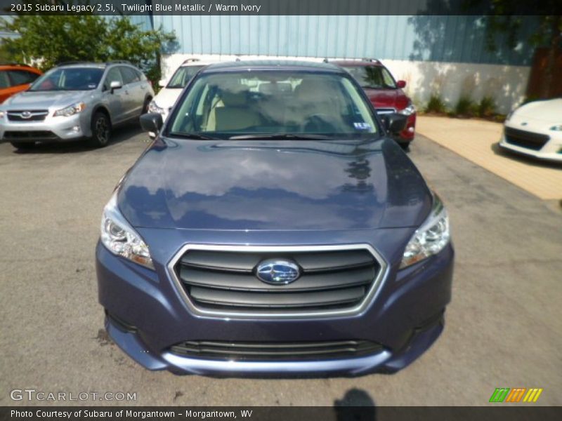 Twilight Blue Metallic / Warm Ivory 2015 Subaru Legacy 2.5i