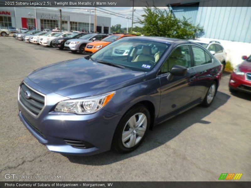 Twilight Blue Metallic / Warm Ivory 2015 Subaru Legacy 2.5i