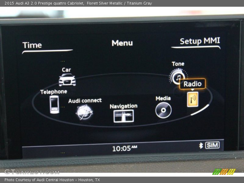 Florett Silver Metallic / Titanium Gray 2015 Audi A3 2.0 Prestige quattro Cabriolet