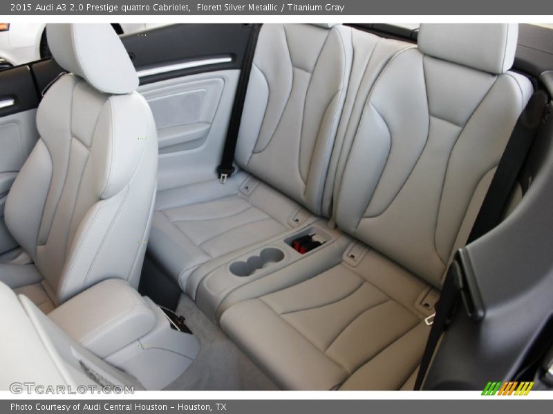 Rear Seat of 2015 A3 2.0 Prestige quattro Cabriolet