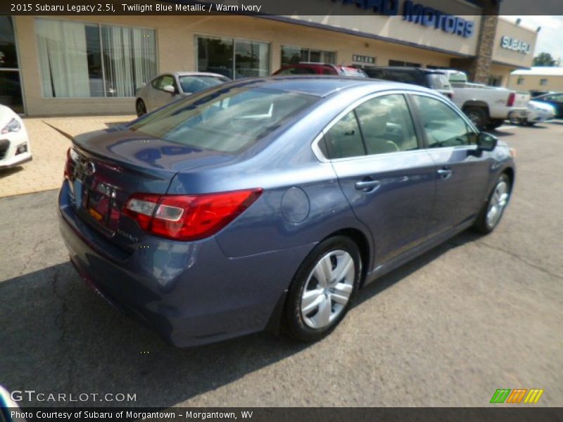 Twilight Blue Metallic / Warm Ivory 2015 Subaru Legacy 2.5i