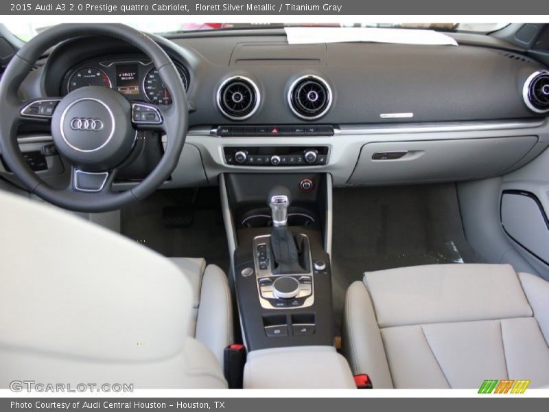 Dashboard of 2015 A3 2.0 Prestige quattro Cabriolet