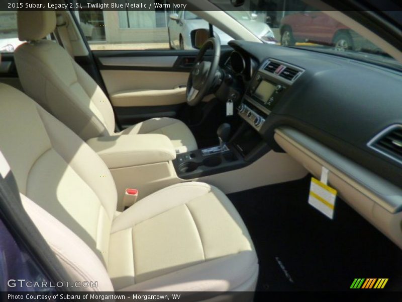 Twilight Blue Metallic / Warm Ivory 2015 Subaru Legacy 2.5i