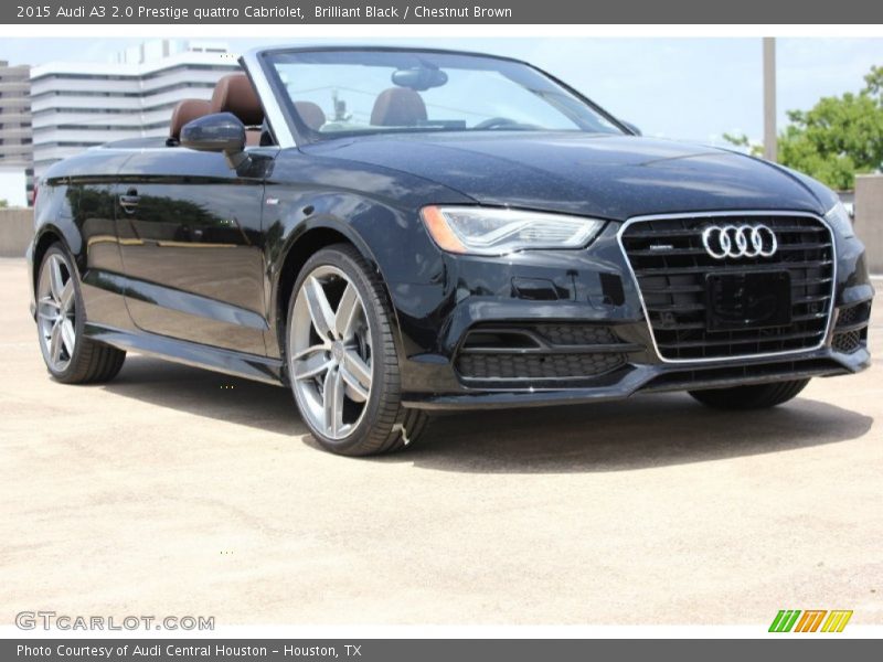 Front 3/4 View of 2015 A3 2.0 Prestige quattro Cabriolet