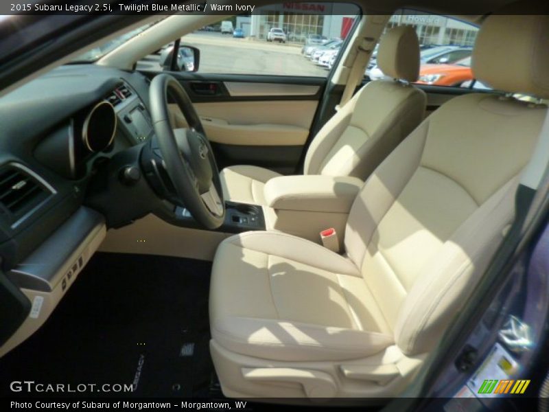 Twilight Blue Metallic / Warm Ivory 2015 Subaru Legacy 2.5i