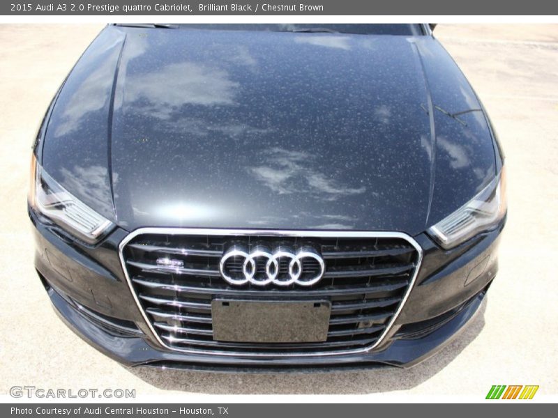 Brilliant Black / Chestnut Brown 2015 Audi A3 2.0 Prestige quattro Cabriolet