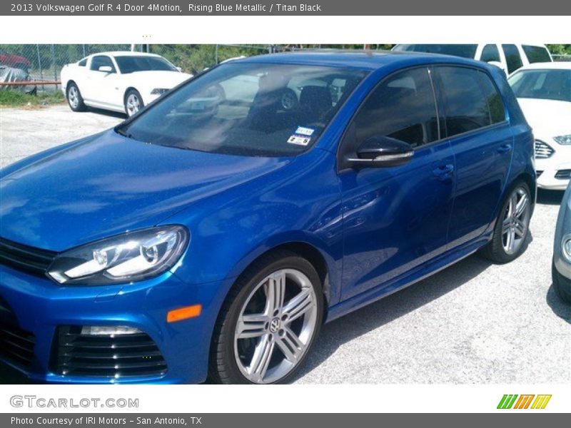 Rising Blue Metallic / Titan Black 2013 Volkswagen Golf R 4 Door 4Motion