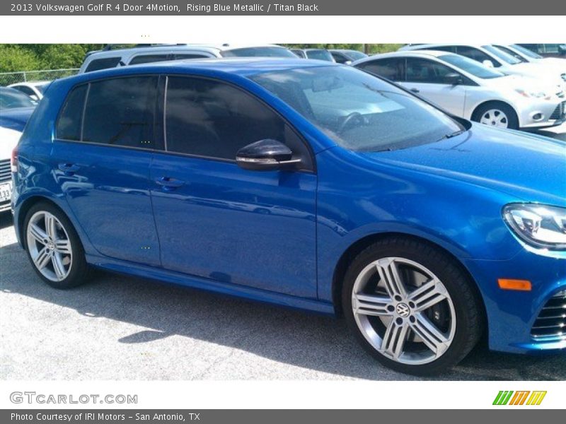 Rising Blue Metallic / Titan Black 2013 Volkswagen Golf R 4 Door 4Motion