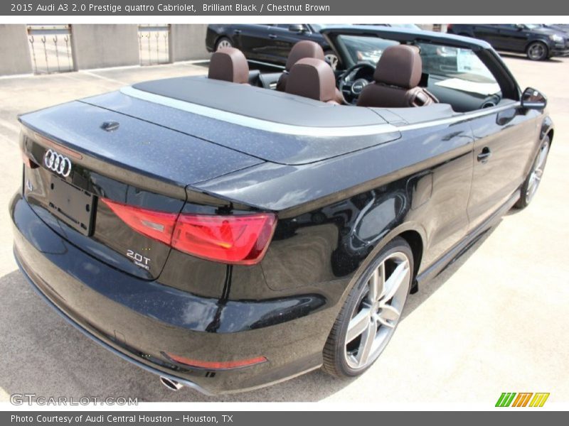 Brilliant Black / Chestnut Brown 2015 Audi A3 2.0 Prestige quattro Cabriolet