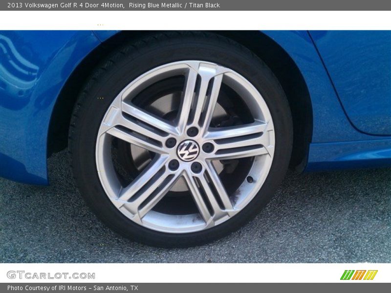 Rising Blue Metallic / Titan Black 2013 Volkswagen Golf R 4 Door 4Motion