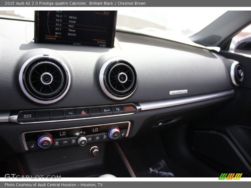 Brilliant Black / Chestnut Brown 2015 Audi A3 2.0 Prestige quattro Cabriolet