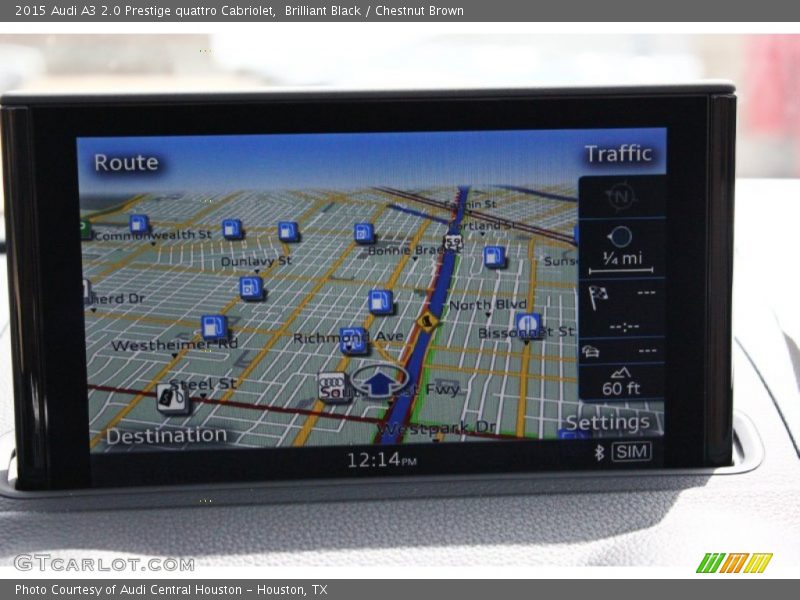 Navigation of 2015 A3 2.0 Prestige quattro Cabriolet