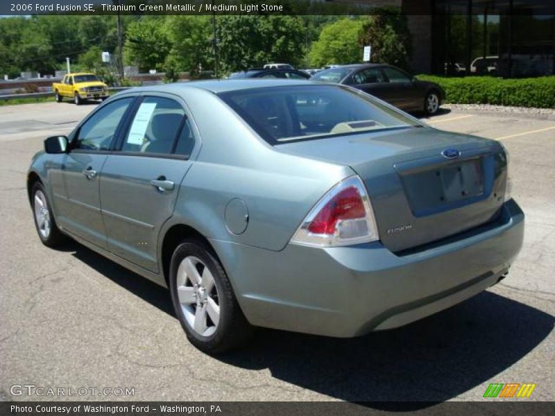 Titanium Green Metallic / Medium Light Stone 2006 Ford Fusion SE