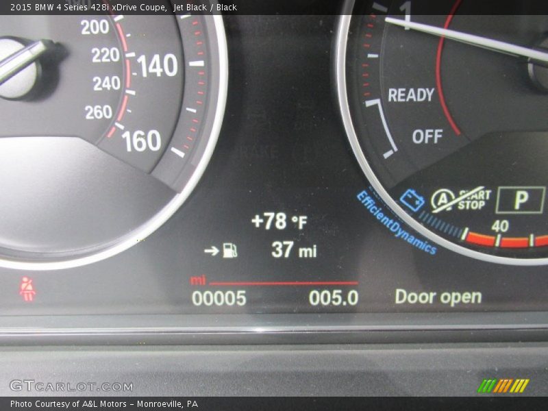 Jet Black / Black 2015 BMW 4 Series 428i xDrive Coupe