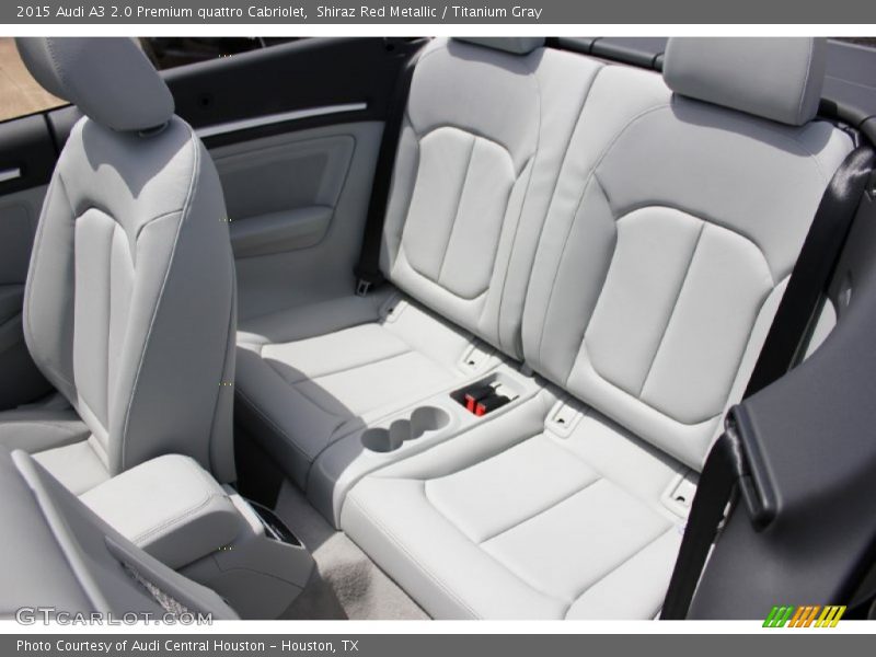 Rear Seat of 2015 A3 2.0 Premium quattro Cabriolet