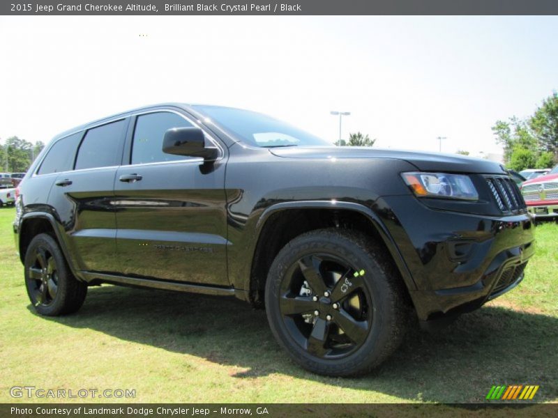 Brilliant Black Crystal Pearl / Black 2015 Jeep Grand Cherokee Altitude