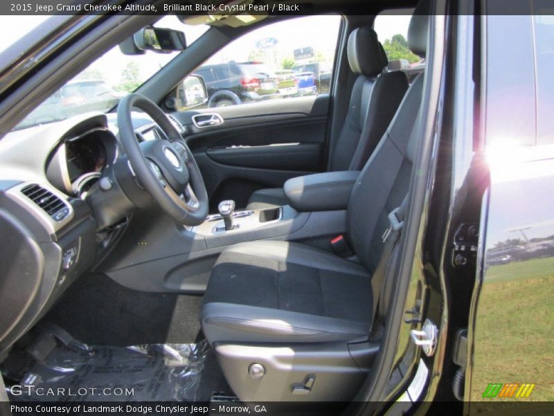 Brilliant Black Crystal Pearl / Black 2015 Jeep Grand Cherokee Altitude