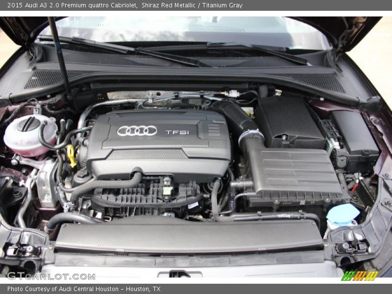  2015 A3 2.0 Premium quattro Cabriolet Engine - 2.0 Liter Turbocharged/TFSI DOHC 16-Valve VVT 4 Cylinder