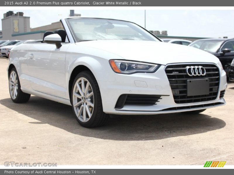 Glacier White Metallic / Black 2015 Audi A3 2.0 Premium Plus quattro Cabriolet