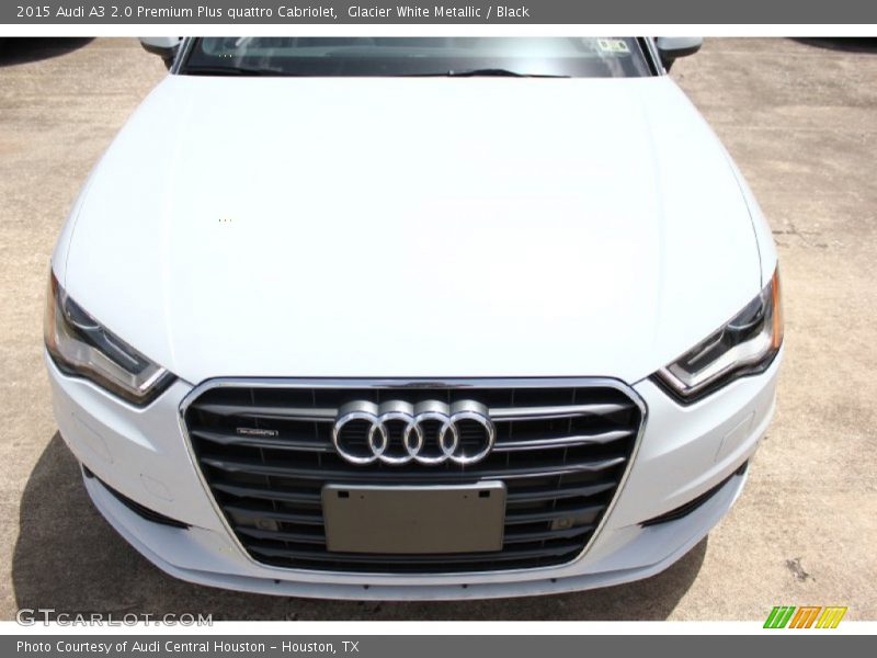 Glacier White Metallic / Black 2015 Audi A3 2.0 Premium Plus quattro Cabriolet