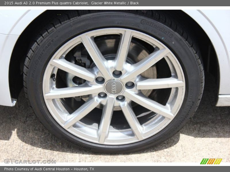 Glacier White Metallic / Black 2015 Audi A3 2.0 Premium Plus quattro Cabriolet