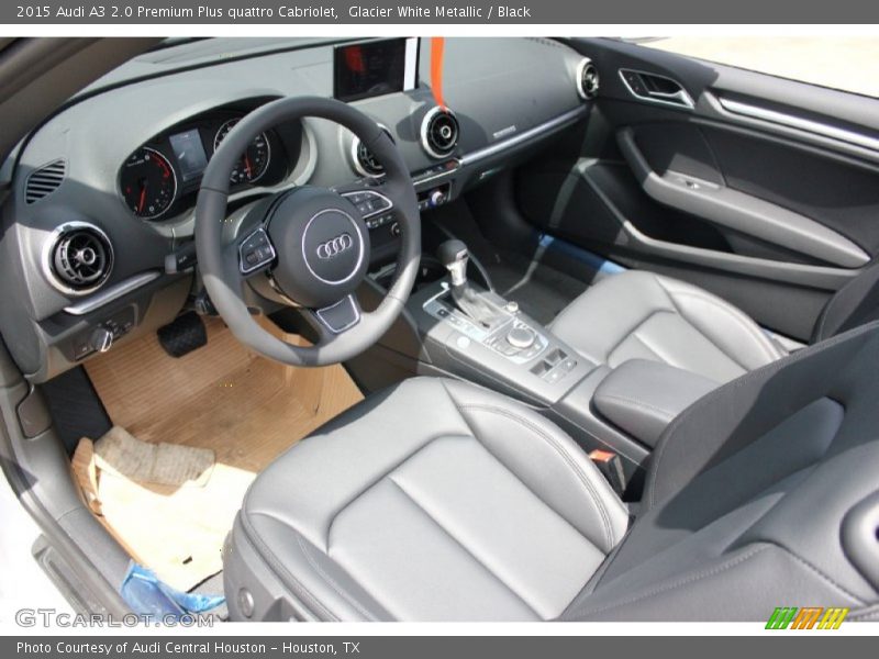 Glacier White Metallic / Black 2015 Audi A3 2.0 Premium Plus quattro Cabriolet