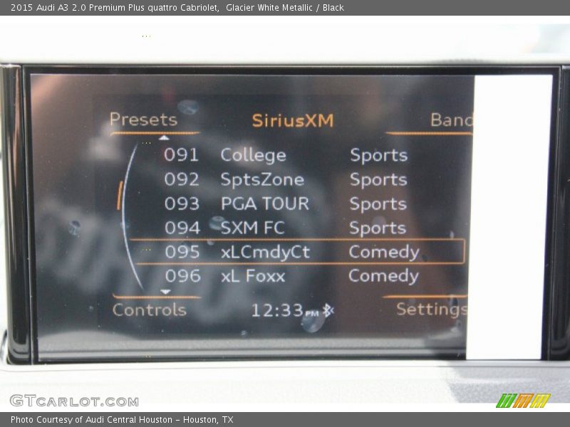 Glacier White Metallic / Black 2015 Audi A3 2.0 Premium Plus quattro Cabriolet