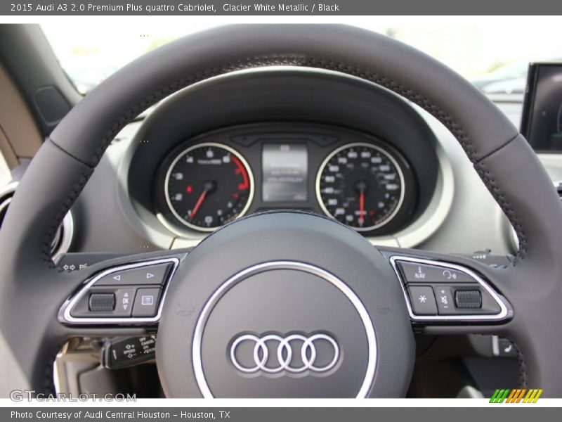 Glacier White Metallic / Black 2015 Audi A3 2.0 Premium Plus quattro Cabriolet