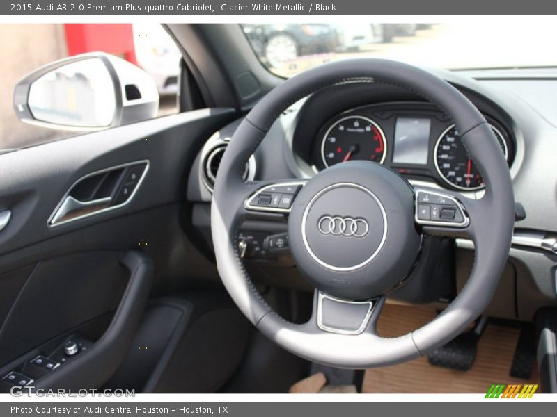 Glacier White Metallic / Black 2015 Audi A3 2.0 Premium Plus quattro Cabriolet