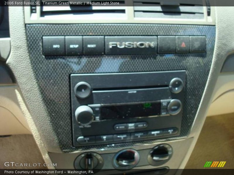 Titanium Green Metallic / Medium Light Stone 2006 Ford Fusion SE