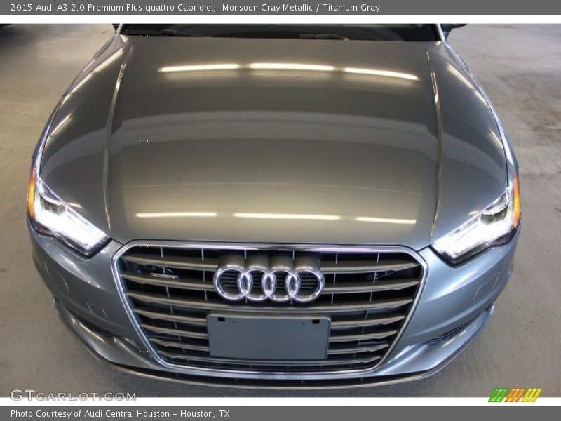 Monsoon Gray Metallic / Titanium Gray 2015 Audi A3 2.0 Premium Plus quattro Cabriolet