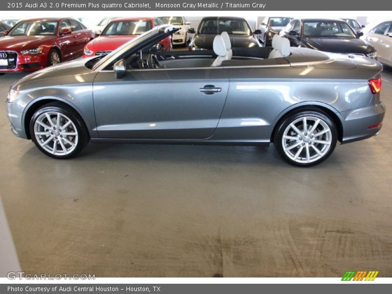  2015 A3 2.0 Premium Plus quattro Cabriolet Monsoon Gray Metallic