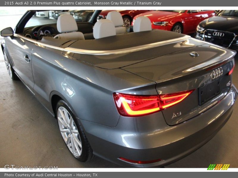 Monsoon Gray Metallic / Titanium Gray 2015 Audi A3 2.0 Premium Plus quattro Cabriolet