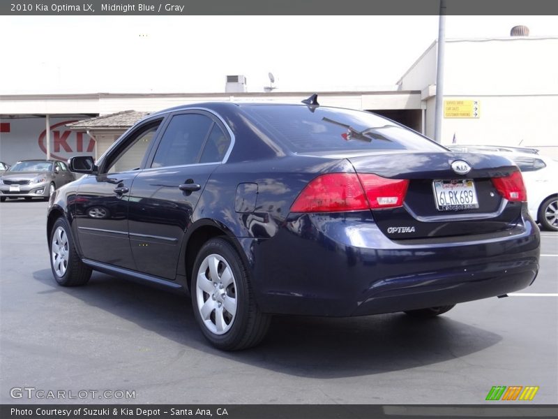 Midnight Blue / Gray 2010 Kia Optima LX