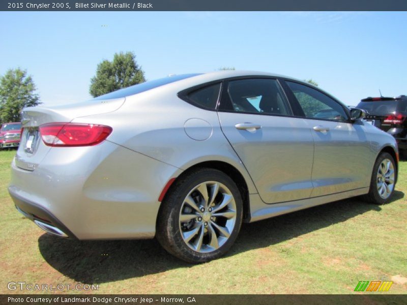 Billet Silver Metallic / Black 2015 Chrysler 200 S