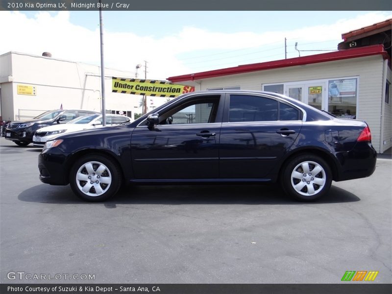 Midnight Blue / Gray 2010 Kia Optima LX