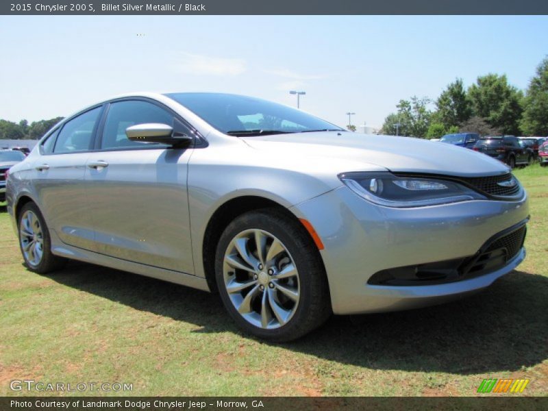 Billet Silver Metallic / Black 2015 Chrysler 200 S