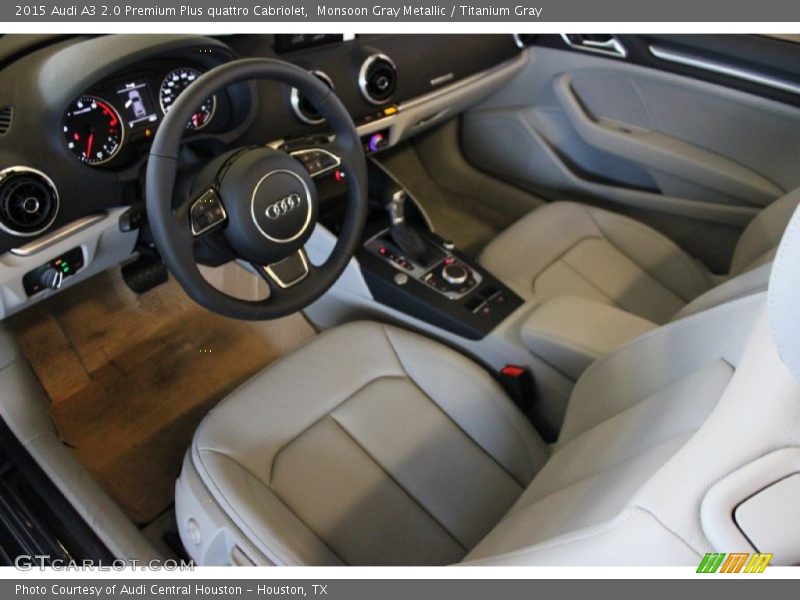 Monsoon Gray Metallic / Titanium Gray 2015 Audi A3 2.0 Premium Plus quattro Cabriolet