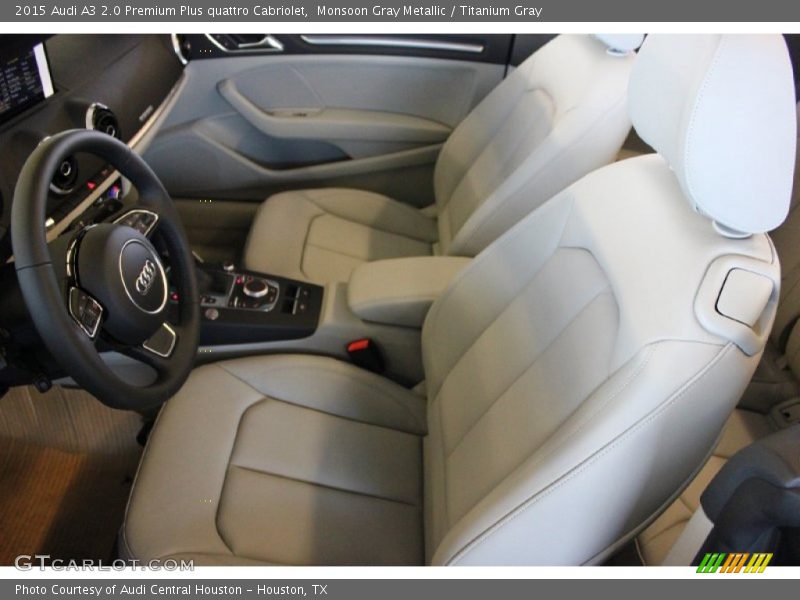  2015 A3 2.0 Premium Plus quattro Cabriolet Titanium Gray Interior
