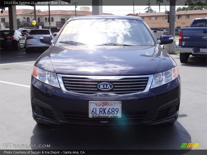 Midnight Blue / Gray 2010 Kia Optima LX