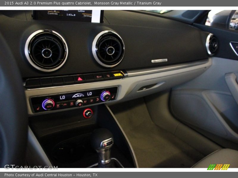 Dashboard of 2015 A3 2.0 Premium Plus quattro Cabriolet