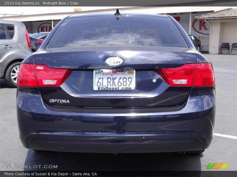 Midnight Blue / Gray 2010 Kia Optima LX