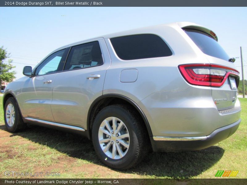 Billet Silver Metallic / Black 2014 Dodge Durango SXT