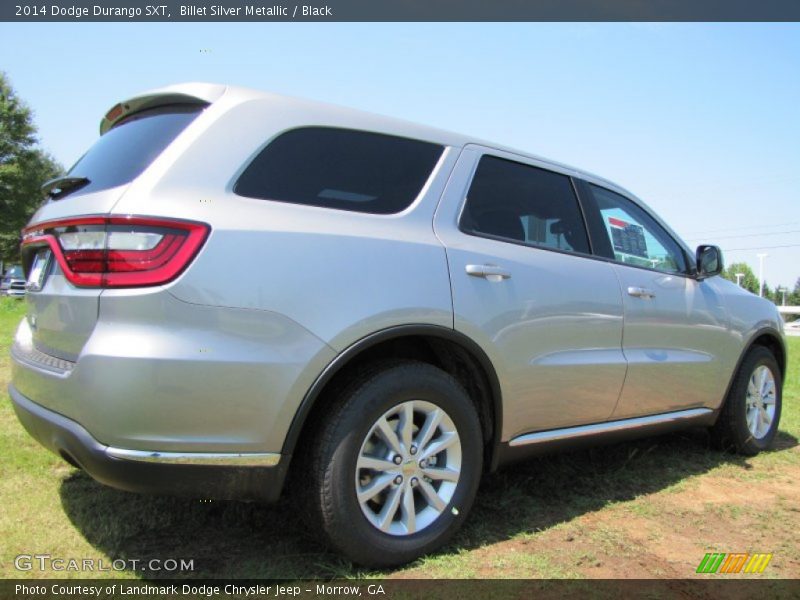 Billet Silver Metallic / Black 2014 Dodge Durango SXT