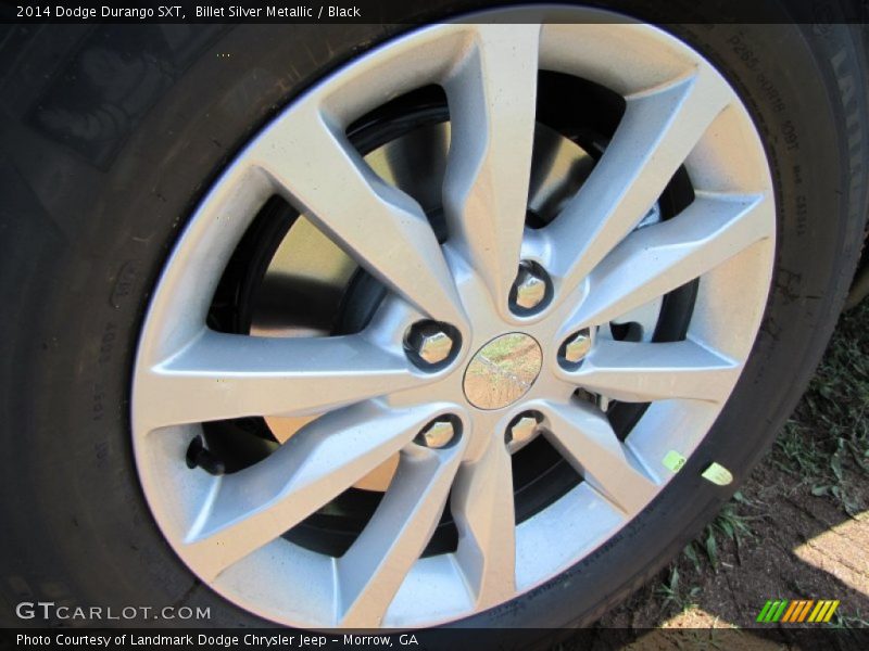 Billet Silver Metallic / Black 2014 Dodge Durango SXT