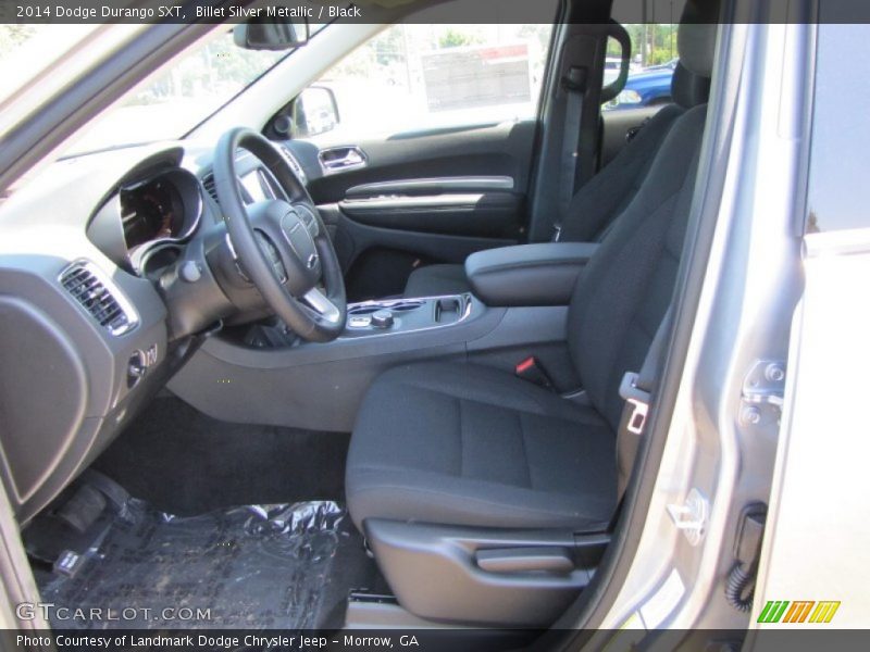 Billet Silver Metallic / Black 2014 Dodge Durango SXT