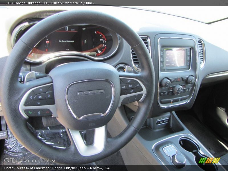 Billet Silver Metallic / Black 2014 Dodge Durango SXT