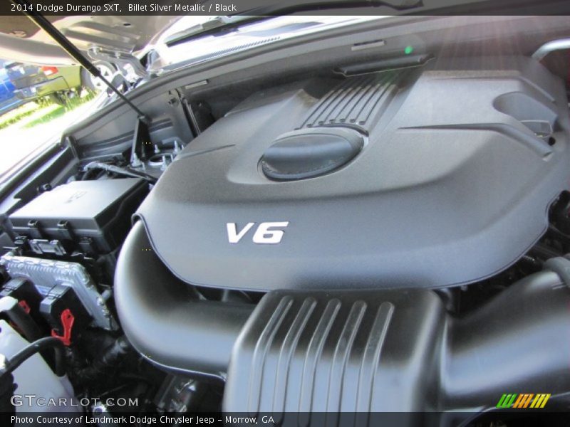 Billet Silver Metallic / Black 2014 Dodge Durango SXT