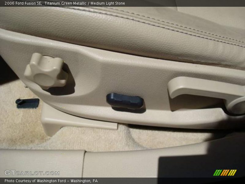 Titanium Green Metallic / Medium Light Stone 2006 Ford Fusion SE