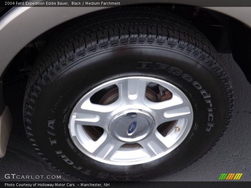 Black / Medium Parchment 2004 Ford Expedition Eddie Bauer